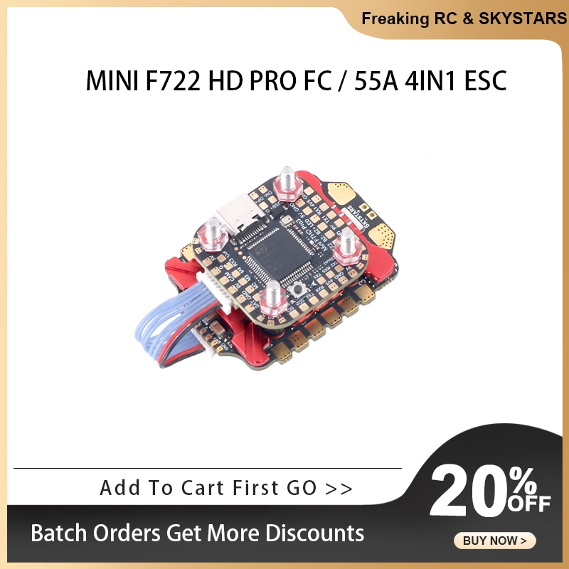 SKYSTARS 20×20 Mini Stack F722 - Foxeer Reaper F4 128K 65A Esc incelemesi ve fiyatı